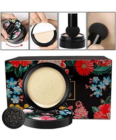 Mushroom Head Air Cushion BB Cream | Moisturizing CC Liquid Foundation for Even Skin Tone | Brightening Makeup Base Primer (Natural) - Shop Internationally - Buy Online on GoSupps.com