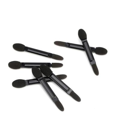 FOMIYES 50pcs black makeup brush eyeshadow women eyeshadow brush set Miss double head