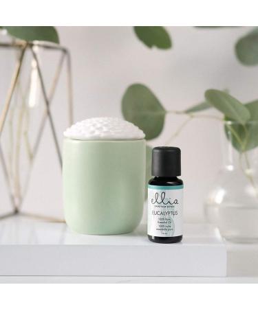 Ellia Eucalyptus Diffuser Essential Oil | 15ml 100% Pure Therapeutic Grade Eucalyptus 15 mL Bottle - Buy Online on GoSupps.com