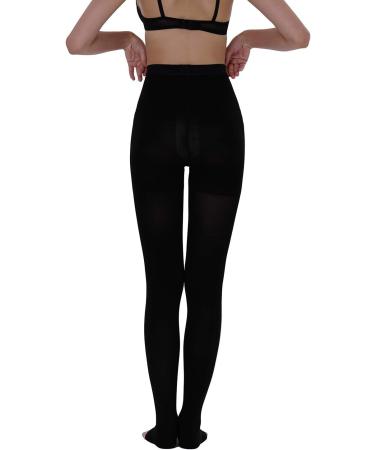 AMZAM Compression Pantyhose 15-20mmHg Open Toe - Nursing Support for Men & Women - Relieve Swelling, Edema & Varicose Veins - Black 3XL - Buy Online on GoSupps.com