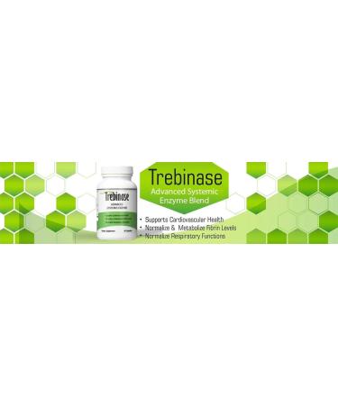Trebinase Advanced Systemic Enzyme Supplement - 90 Capsules - Buy Online on GoSupps.com