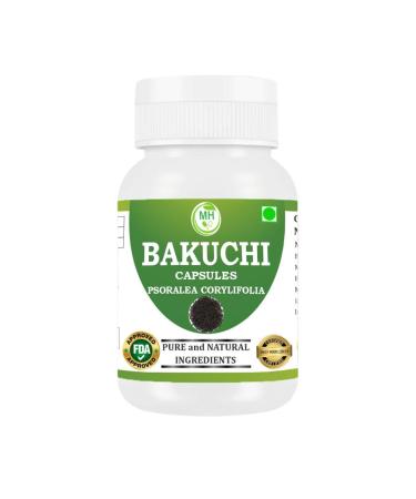 Morsan Healthcare Bakuchi Capsules 500mg | Pure Psoralea Corylifolia (Babchi) Seed Extract | Natural Herbal Supplement for Skin Wellness & Radiant Glow | Pack of 1 X 60 Vegan Capsules | Plant-Based
