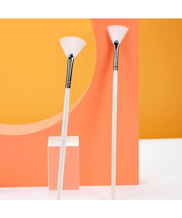 Buy POPETPOP Fan Shaped Face Mask Brush | Soft Makeup Applicator for Facial Masks & Skincare - Perfect for DIY Clay Masks & Body Lotion - Buy Online on GoSupps.com