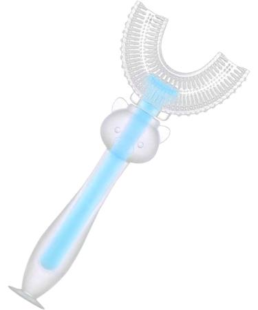 U-Shaped Toothbrush Cute 360 Oral Teeth Cleaning Baby Silicone Toothbrush Brush Cleaning and Care Convenient Toothbrush Oral - Buy Online on GoSupps.com