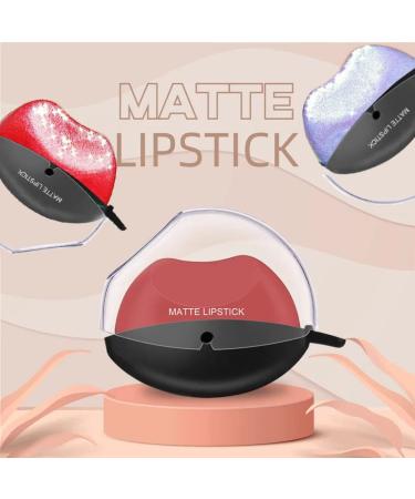 Magic Color Changing Waterproof Lipstick Set - 6 Matte Lazy Lipsticks for Long-Lasting Color - Non-Stick Cup Formula for Lazy People - Labial Magico Chino - Buy Online on GoSupps.com