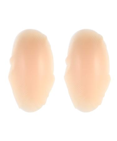 Healifty Leg Corrector Pads 1 Pair Silicone Leg Onlays Calf Pad Self- Adhesive Body Beauty Correctors Soft Leg Gel Pads for Crooked Thin Legs Silicone Calf Pads