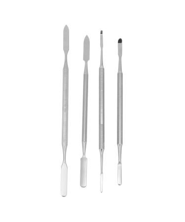 Didiseaon 4 pi ces B tonnets de Maquillage Acier Inoxydable Outils de M lange Cosm tiques Multifonctions pour Maquilleurs Professionnels et Manucure