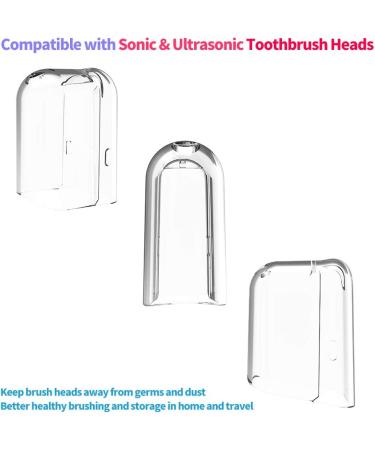 12Pcs Reusable Toothbrush Head Covers for Philips Sonicare Electric Toothbrush - Healthy Brushing & Storage for Home and Travel - Buy Online on GoSupps.com