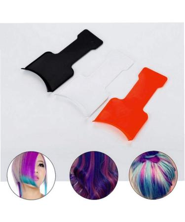 Convenient Flat Top Hair Highlighting Balayage Board Hair Sectioning Comb Paddle Hair Colouring Dye Hairdressing Tool White - Buy Online on GoSupps.com