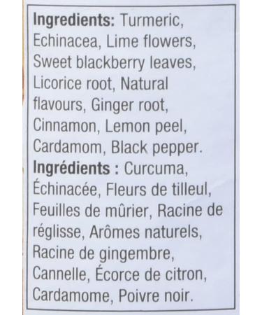 Tetley Turmeric Echinacea Herbal Tea - 20 Tea Bags 36 Grams Naturally Caffeine Free TurmericEchinacea - Buy Online on GoSupps.com