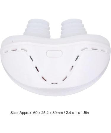 Electric Relieve Snoring Device Prevent Snoring Device Intelligent PM2.5 Air Purifier Deep Sleep for Travel Use(White) - Buy Online on GoSupps.com