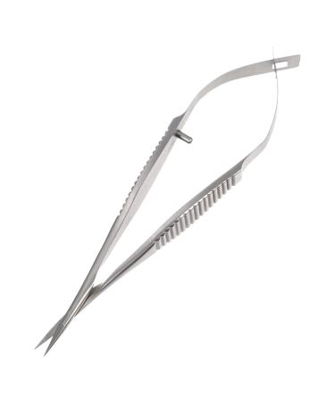 Scissors tijeras para cortar metal cuticle scissors eyebrow tweezers facial tool Small Stainless Steel Scissors cosmetic stainless steel and titanium alloy Accessories Tweezers Silver 1