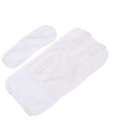 Buy Organic White Castor Oil Wrap Pack for Waist & Neck - Reusable Adjustable Promotes Relaxation & Digestion - International Shipping Available - Buy Online on GoSupps.com