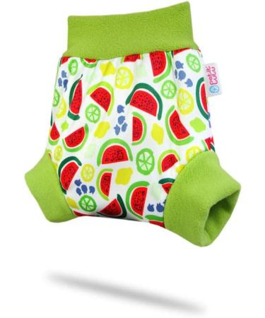 Petit Lulu Pull Up Cloth Nappy Wrap - Size L | Washable & Reusable Diaper Cover | Made in Europe (Melons) - Buy Online on GoSupps.com