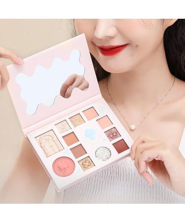 12 Colors Eyeshadow Palette - Matte & Shimmer Long Lasting Waterproof Makeup - Buy Online on GoSupps.com