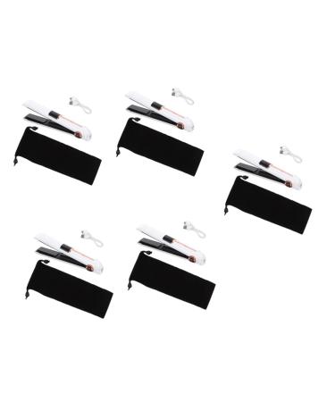 OHPHCALL 5pcs Curling Iron Mini Hair Curler Power Tools Hair Curler Curler Abs White 21X4X3.5CMx5pcs Whitex5pcs