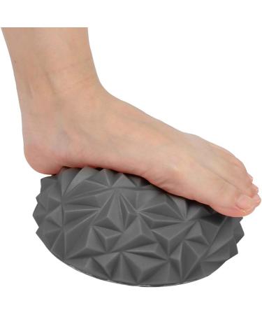 PVC Stress Relief Massage Ball for Yoga & Muscle Relaxation | Semicircle Foot Massager (Silver) - Buy Online Internationally - Buy Online on GoSupps.com