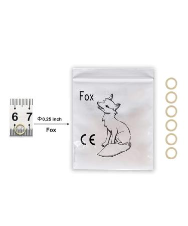 MIBICIRI 5 Pack(500pcs)1/4 Dental Orthodontic Rubber Bands Orthodontic Elastic Orthodontic Supply (fox) - Buy Online on GoSupps.com