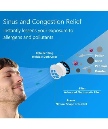 WoodyKnows Super Defense Nose Filters - Round Size M 6 Pack | Effective Air Filtration for Allergies & Pollution - Buy Online on GoSupps.com