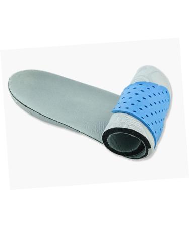 Hemoton Women's Plantar Fasciitis Insoles - High Arch Orthotic Inserts for Flat Foot Support - Grey, Size 2 - Buy Online on GoSupps.com