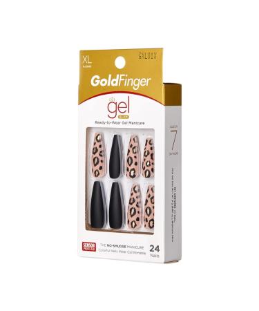 Gold Finger X-Long Limited Edition Coffin Shape Press On Nails - Long Journey - Buy Online on GoSupps.com