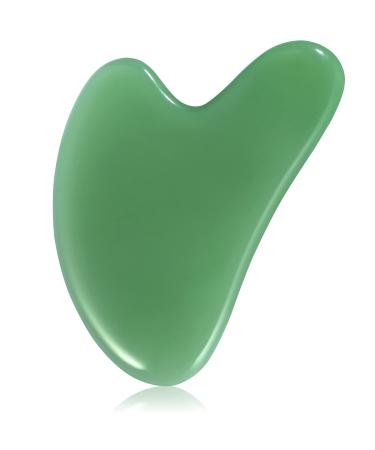 Rosenice Gua Sha Facial Tool Jade Stone Guasha for Face Body Massage SPA Acupuncture Therapy Trigger Point Treatment