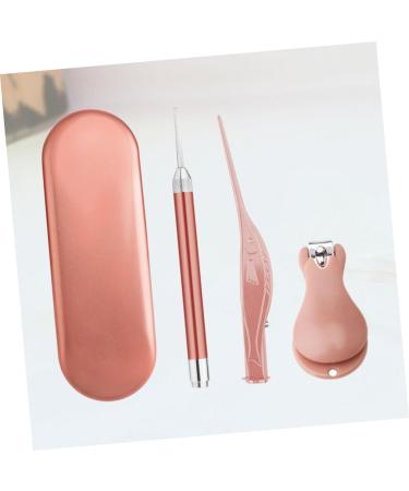 minkissy 1 Set Earbud Cleaner Nail Clippers Nail Art kit Ear Pick Spoon Nose Tweezer Nose Tweezer Nail Toe Finger Manicure Metal Nail Manicure Nail Scissors Golden 17.6x5.8cm - Buy Online on GoSupps.com