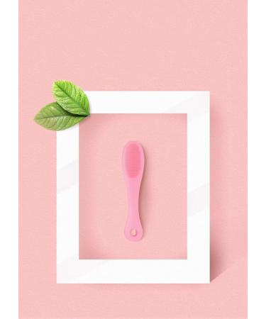 Silicone Face Wash Brush - Deep Clean Pores & Remove Blackheads - Gentle Scrubber for All Skin Types - Pink - Buy Online on GoSupps.com