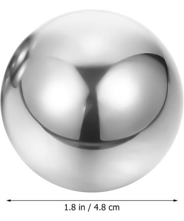 Gleavi Sports Toys: Stainless Steel Ball Roller Massage Device - 2 Pcs Metal Exercise & Stress Balls for Fitness - Buy Online on GoSupps.com