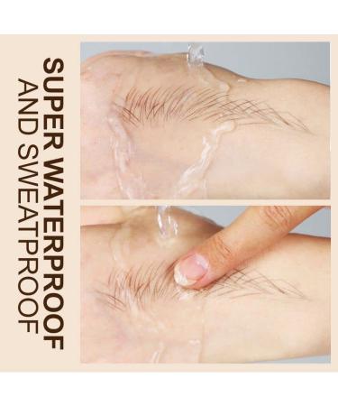 Pousbo Waterproof Wooden Eyebrow Pencil - Black/Brown | Easy to Apply, Non-Smudging (2 Pcs) - Buy Online on GoSupps.com