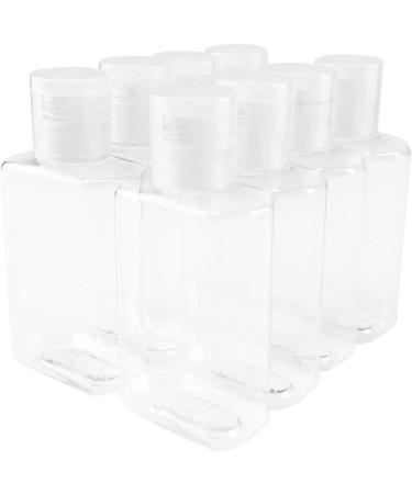 Refillable Clear Hand Sanitizer Travel Bottles - Set of 8, BPA/Parabens Free, 60ml/2oz - Buy Online on GoSupps.com