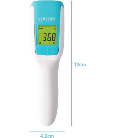 HoMedics No Contact Infrared Thermometer - Instant Temperature Reader with Fever Alarm - Buy Online on GoSupps.com