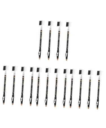 Healvian 16Pcs TwoinOne Eyebrow Pencil Female Eyebrow Pens Eyebrow Pencils Girls Beautiful Eyebrow Pencils Makeup Eyebrow Pencils Cosmetics Eyebrow Pencils