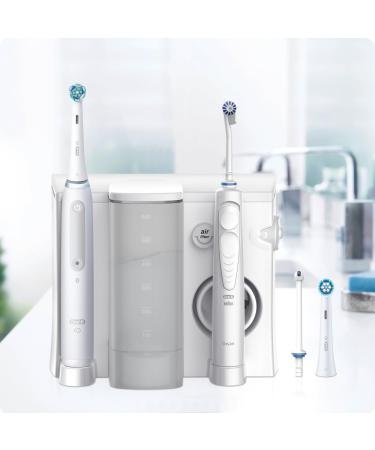 Oral-B Oral Health Center Irrigator Waterflosser 1 Oxyjet Nozzle 1 Water Jet Nozzle 1 iO4 Electric Toothbrush 2 Toothbrush Heads Plaque Remover for Teeth - Buy Online on GoSupps.com