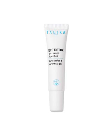 Talika Eye Detox Gel- Dark Circles & Puffiness Gel Quick-Absorbing Eye Care New Caffeinated Blend Depuffing Brightening Instantly Awakened Eye Contour Anti-Dark Circles 0.33 Oz