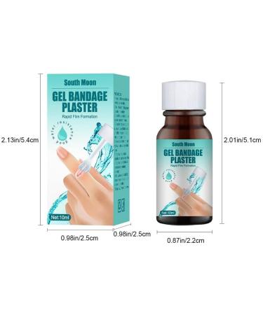 10ml Liquid Bandage for Skin Cracks, Cuts, & Wounds - Waterproof Breathable Skin Care Treatment - Buy Online on GoSupps.com