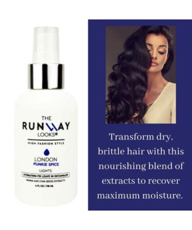 Punkie Spice Leave-In Detangler - Henna & Chia Seed Extracts for Hydrated Knot-Free Radiant Hair (4oz) - International Shipping Available - Buy Online on GoSupps.com