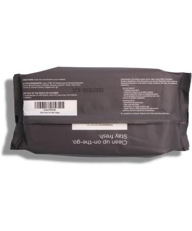 Pure for Men Flushable Wipes - Odor Eliminating, Biodegradable, Paraben & Alcohol Free | Vitamin E, Micellar & Aloe Vera | 48 Count (3 Pack) - Buy Online on GoSupps.com