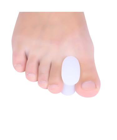 Toe Separators 1 Pair Toe Protector Straightener Reusable Bunion Corrector Silicone Gel Toe Corrector for Foot Pain Overlapping Toes
