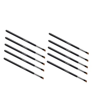 Balacoo Makeup Brush 10 pcs Dual-use Makeup Wands Eyebrow Female Thin Creative Applicator Eye Girl Flat Supplies