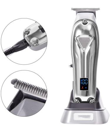 Professional Gold Hair Clipper - Rechargeable Barber Trimmer for Men | LCD Electric Personal Care Salon Tool - Buy Online on GoSupps.com