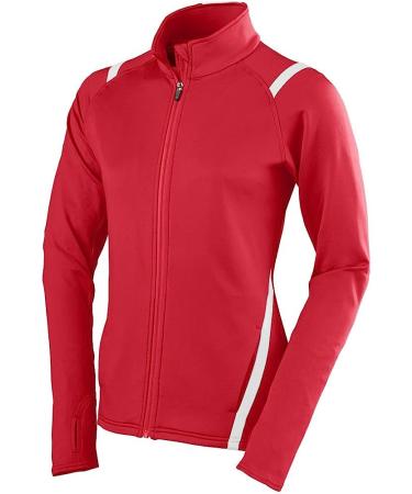 Augusta Sportswear Girls Freedom Jacket Medium - Red/White - Buy Online on GoSupps.com