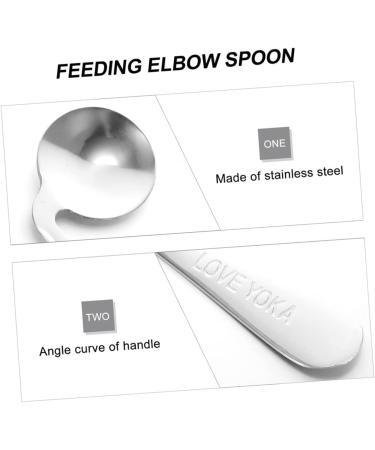 Premium Stainless Steel 2-Stick Tablespoon for Seniors & Children | Durable Inox Cutlery Mixer - Buy Online on GoSupps.com