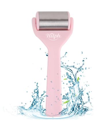 Hilph Ice Roller for Face  Stainless Steel Ice Face Roller Skin Care  Cold Facial Massager Roller for Puffiness  Eye Bags  Wrinkles  Fine Lines Anti-Aging  Migraine (Pink)