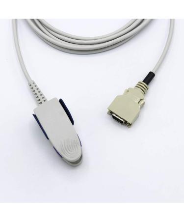 Sino-K Compatible Nellcor N-3000 N-395 N-550 N-560 SPO2 Sensor - Reusable Finger Clip 3m 14-Pin Connector CE/FDA Certified | International Shipping Available - Buy Online on GoSupps.com