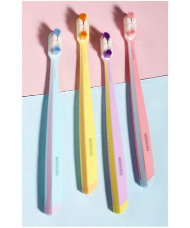 Shop Clean Ultra Soft Toothbrush - 10 000 Nano Bristles for Adults Pregnancy & Juniors | Unisex Travel Toothbrush for Superior Oral Care - Buy Online on GoSupps.com