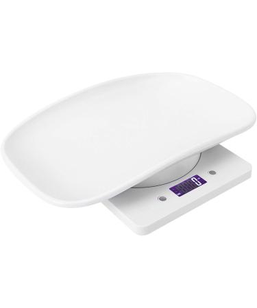 Digital Multi-Function Baby Scale - 10kg/1g | Ideal for Babies & Pets | Measures in g/ml/oz/lb.oz | White - Buy Online on GoSupps.com