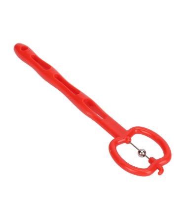 Oral Muscle Exerciser Tongue Tip Exerciser Portable Slurred Speech Recovery for Elderly (Red)