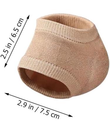 minkissy 2 Pairs Moisturizing Heel Socks Open Toe Socks Cracked Gel Heel Protector Toeless Spa Socks Heel Repair Socks Footcare for Dry Hard Cracked Skin A - Buy Online on GoSupps.com