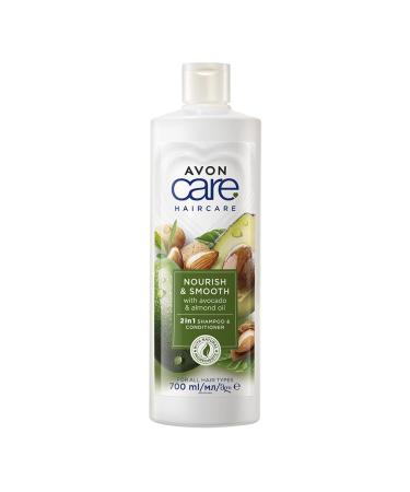 Avon Care 2 in 1 Shampoo & Conditioner with Avocado and Almond Oil 700 ml - Buy Online on GoSupps.com
